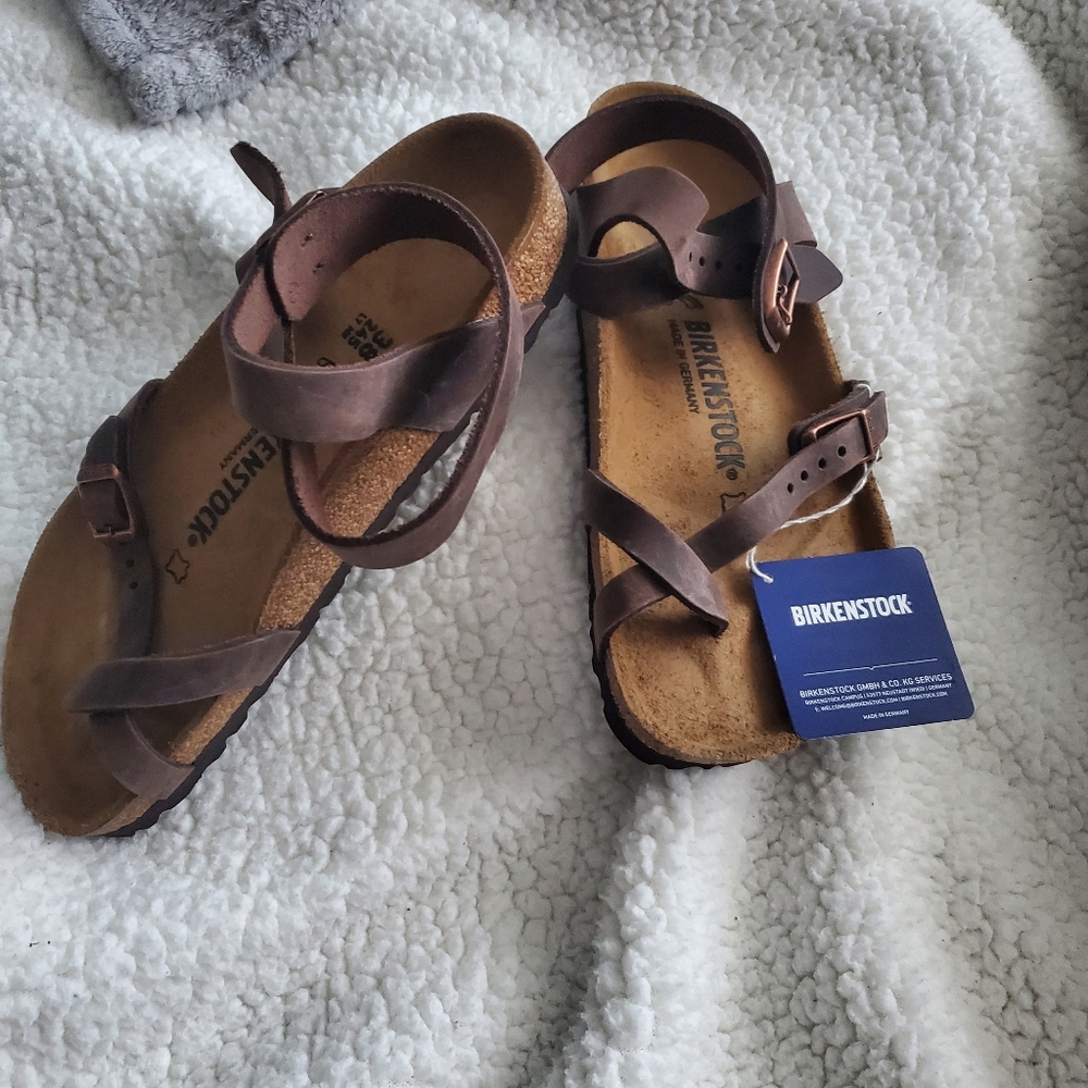 birkenstock 38 brown